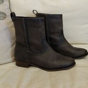 Frye dark grey short boots